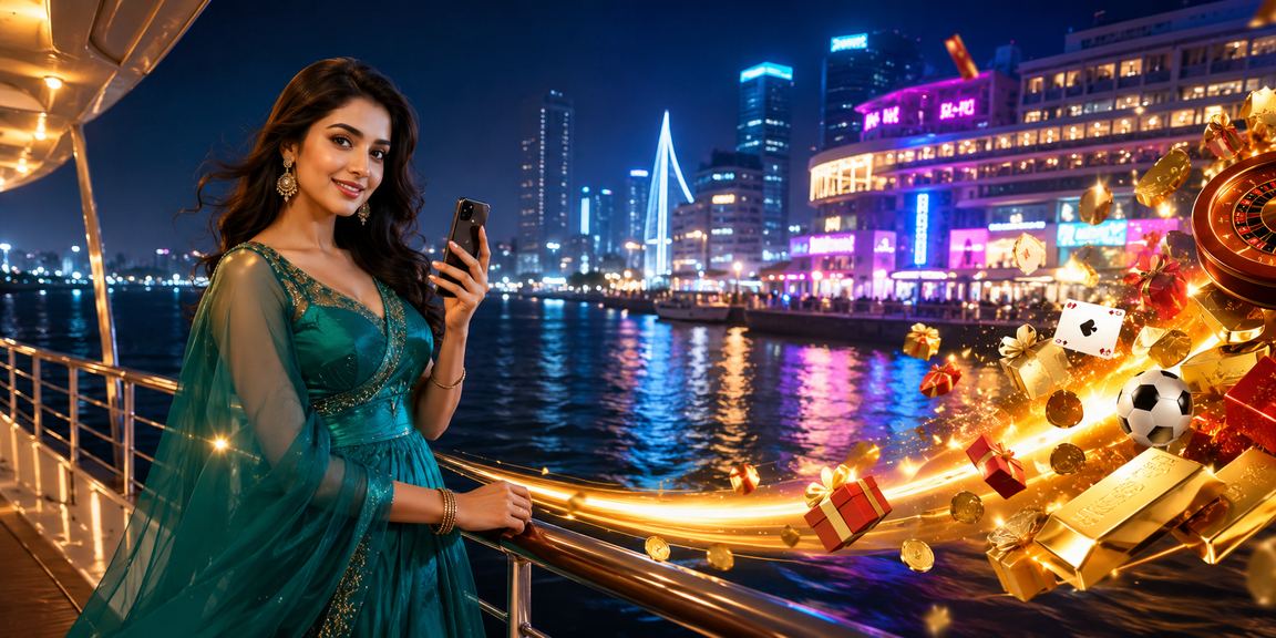 চট্টগ্রামে নিওন আলোয় মোবাইল পেমেন্ট সম্পন্ন করছেন ব্যবহারকারী