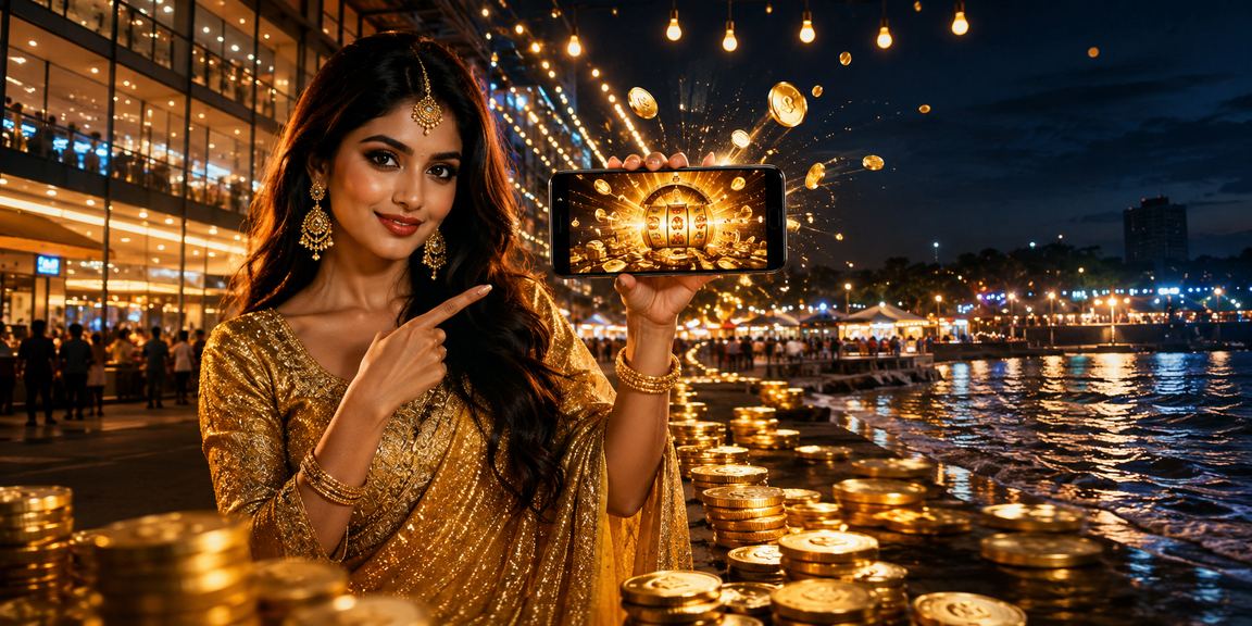 কক্সবাজারে স্লট গেম খেলছেন শাড়ি পরিহিত নারী