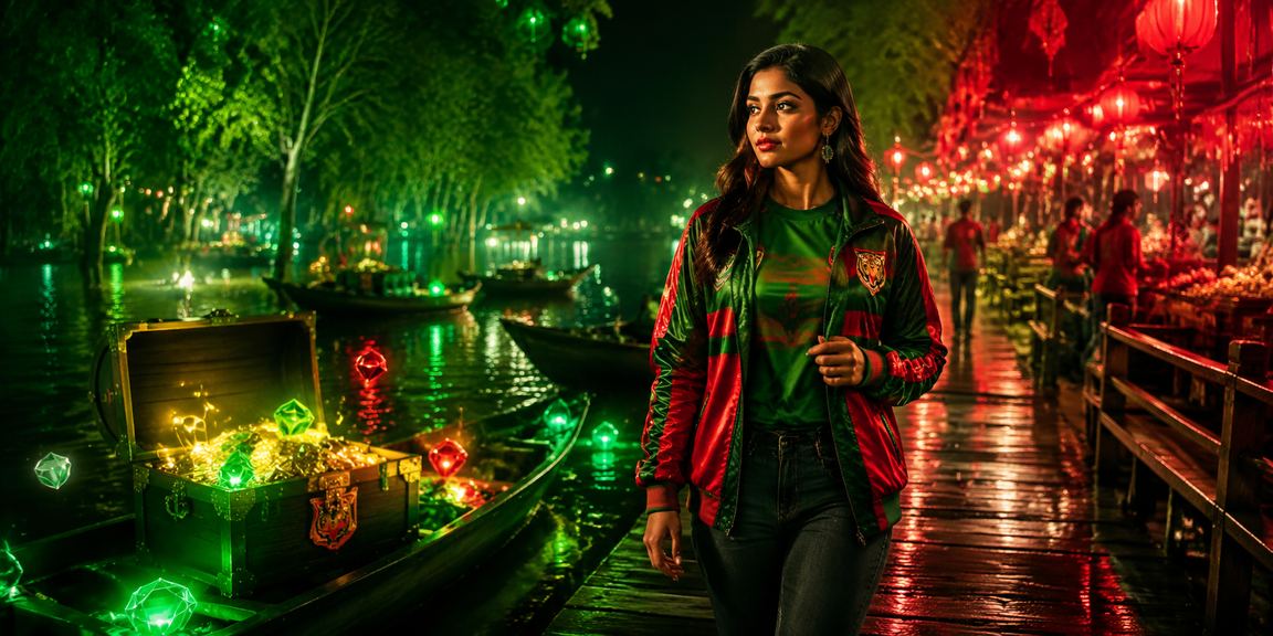 সিলেট ক্রিকেট বেটিং দৃশ্য লাল সবুজ থিমে